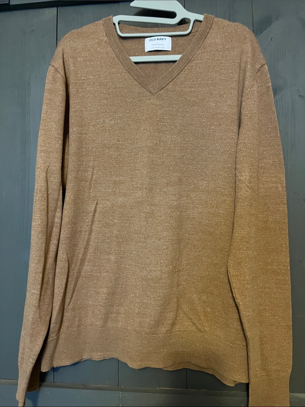 Old Navy Men's V-Neck Sweater - Camel Brown